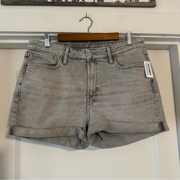 Old Navy Shorts Womens 14 OG Straight high Rise Secret Smooth Pockets - Picture 1 of 10